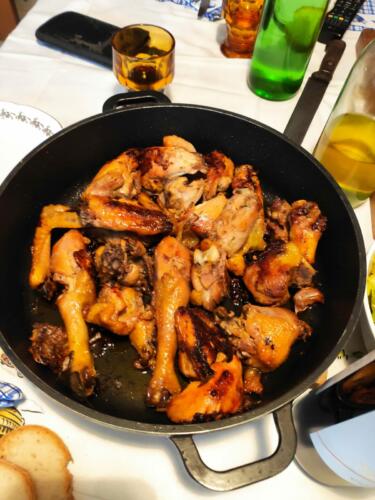 pollo ruspante in padella